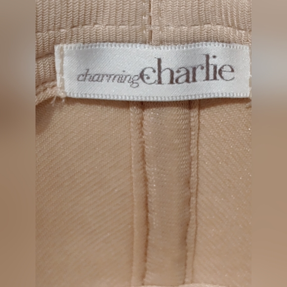 Charming Charlie straw style blue orange fedora hat - Picture 5 of 5